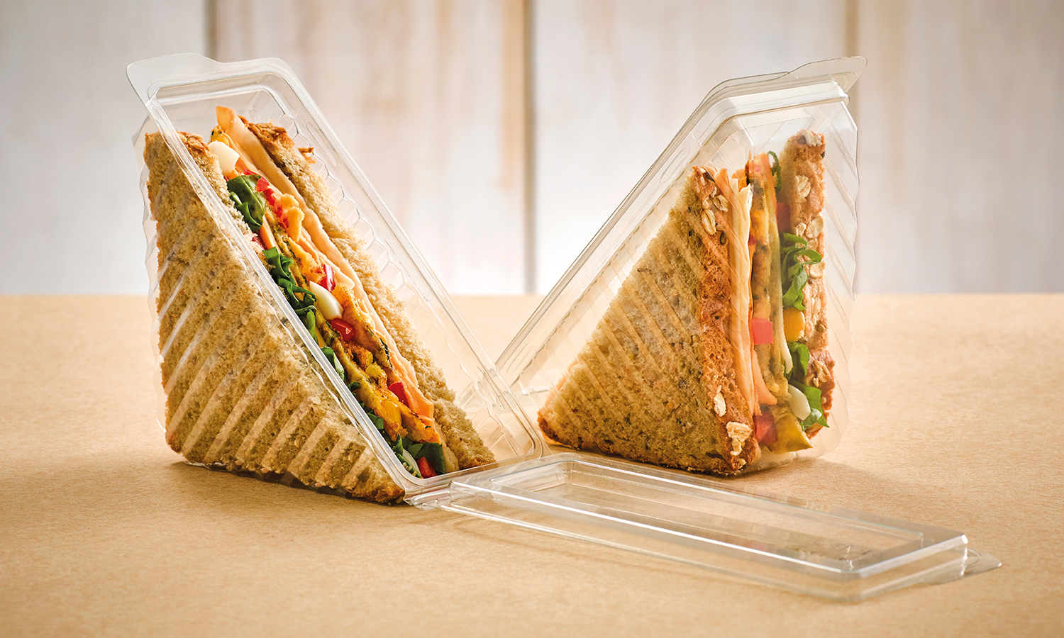 resq® Sandwich Container Recyclable packaging