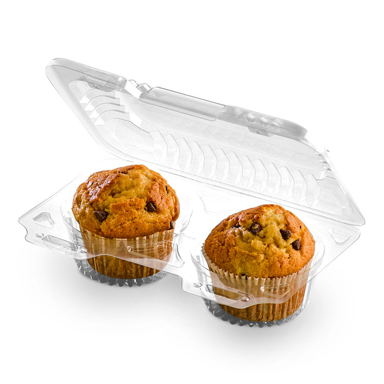 resq® VisualPack Cupcake & Muffin Containers Recyclable packaging